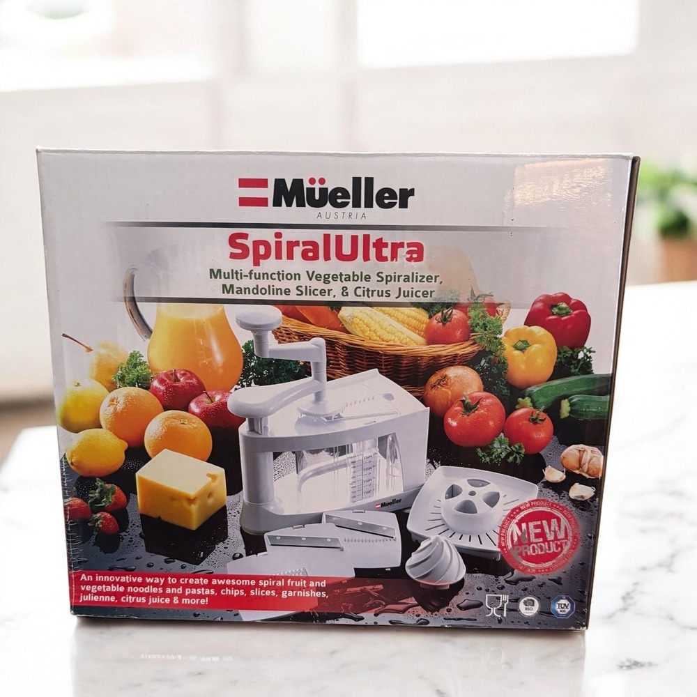 Mueller Spiral Ultra Multi-Blade‎ Spiralizer Mandoline Slicer & Citrus Juicer
